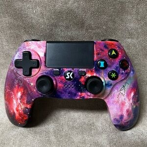 CHENGDAO Controller für PS4, Galaxy Nebula Design